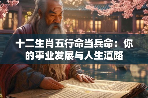 十二生肖五行命当兵命：你的事业发展与人生道路