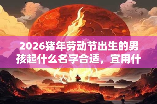 2026猪年劳动节出生的男孩起什么名字合适，宜用什么字