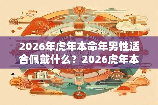 2026年虎年本命年男性适合佩戴什么？2026虎年本命年多少岁？