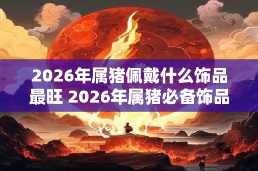 2026年属猪佩戴什么饰品最旺 2026年属猪必备饰品是什么