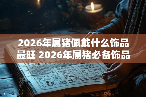 2026年属猪佩戴什么饰品最旺 2026年属猪必备饰品是什么