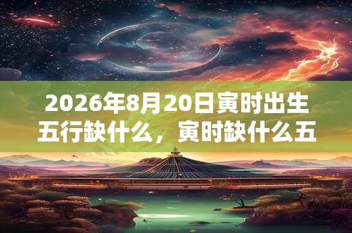 2026年8月20日寅时出生五行缺什么，寅时缺什么五行
