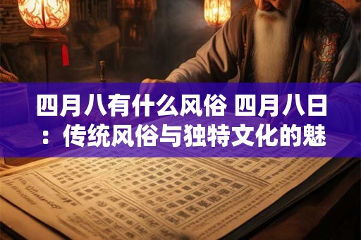 四月八有什么风俗 四月八日：传统风俗与独特文化的魅力