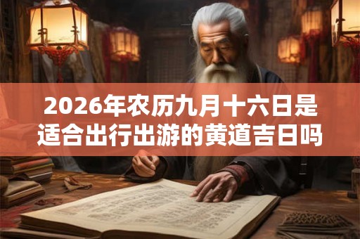 2026年农历九月十六日是适合出行出游的黄道吉日吗？