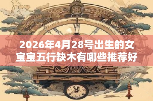 2026年4月28号出生的女宝宝五行缺木有哪些推荐好名