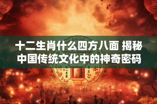 十二生肖什么四方八面 揭秘中国传统文化中的神奇密码！