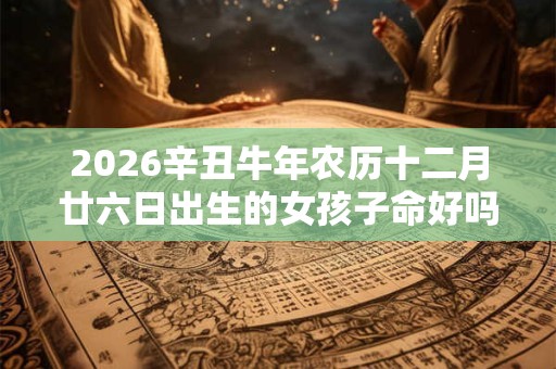 2026辛丑牛年农历十二月廿六日出生的女孩子命好吗？
