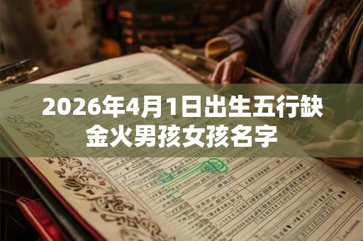 2026年4月1日出生五行缺金火男孩女孩名字