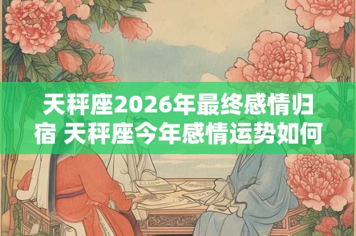 天秤座2026年最终感情归宿 天秤座今年感情运势如何