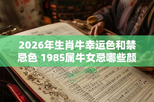 2026年生肖牛幸运色和禁忌色 1985属牛女忌哪些颜色