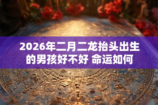 2026年二月二龙抬头出生的男孩好不好 命运如何