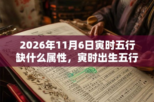 2026年11月6日寅时五行缺什么属性，寅时出生五行缺什么