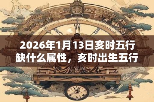 2026年1月13日亥时五行缺什么属性，亥时出生五行缺什么