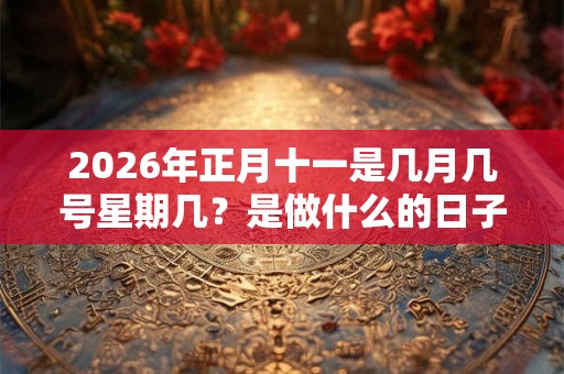 2026年正月十一是几月几号星期几？是做什么的日子？
