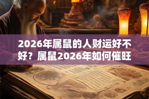 2026年属鼠的人财运好不好？属鼠2026年如何催旺财运？