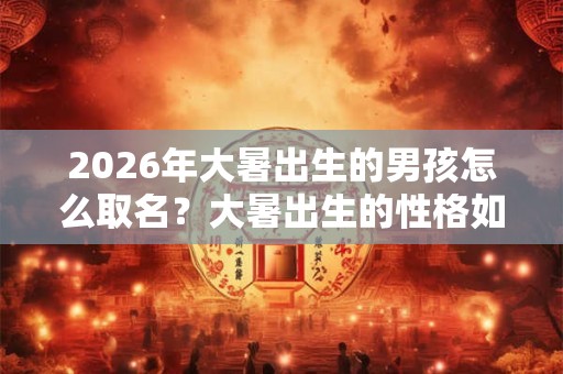 2026年大暑出生的男孩怎么取名？大暑出生的性格如何？