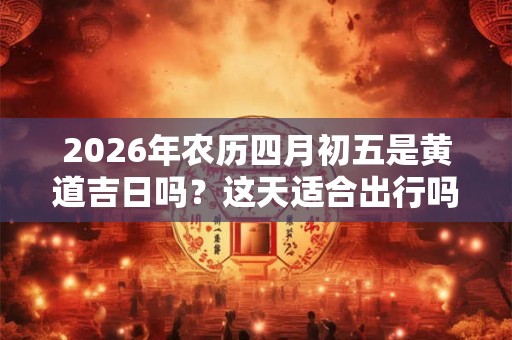 2026年农历四月初五是黄道吉日吗？这天适合出行吗？