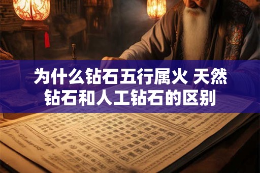 为什么钻石五行属火 天然钻石和人工钻石的区别