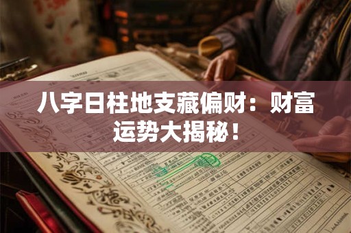 八字日柱地支藏偏财：财富运势大揭秘！