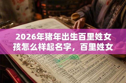 2026年猪年出生百里姓女孩怎么样起名字，百里姓女孩好名推荐