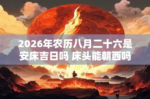 2026年农历八月二十六是安床吉日吗 床头能朝西吗 2026年农历八月二十六是安床吉日吗 床头能朝西吗