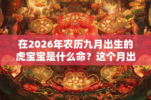 在2026年农历九月出生的虎宝宝是什么命？这个月出生性格好不好？