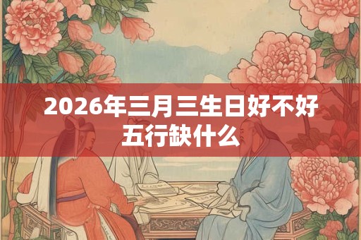 2026年三月三生日好不好五行缺什么