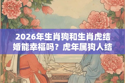2026年生肖狗和生肖虎结婚能幸福吗？虎年属狗人结婚大利月