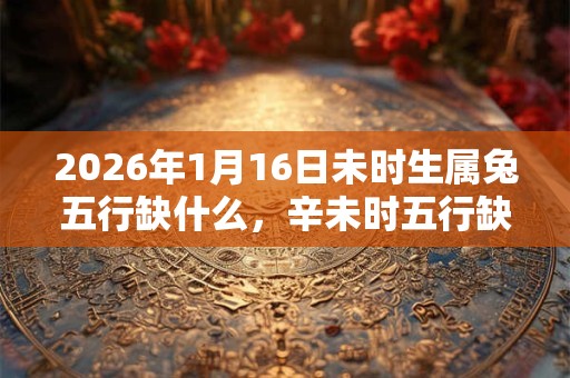 2026年1月16日未时生属兔五行缺什么，辛未时五行缺什么