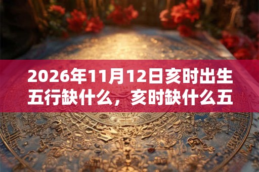 2026年11月12日亥时出生五行缺什么，亥时缺什么五行