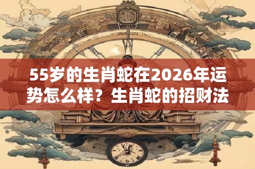 55岁的生肖蛇在2026年运势怎么样？生肖蛇的招财法宝是什么？