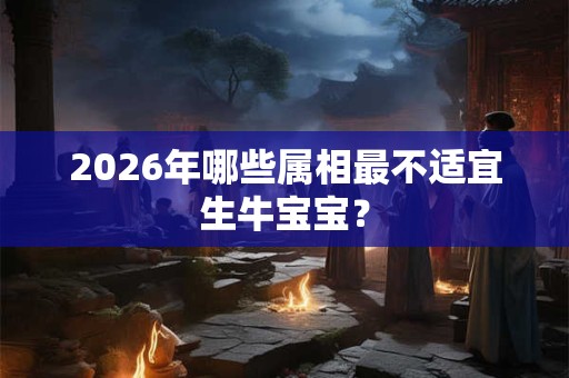 2026年哪些属相最不适宜生牛宝宝？