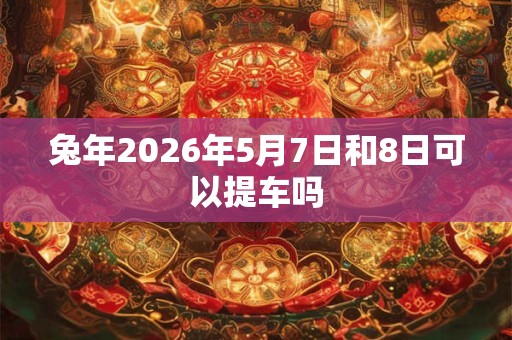 兔年2026年5月7日和8日可以提车吗