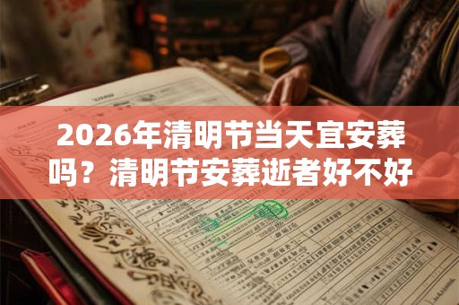 2026年清明节当天宜安葬吗？清明节安葬逝者好不好？