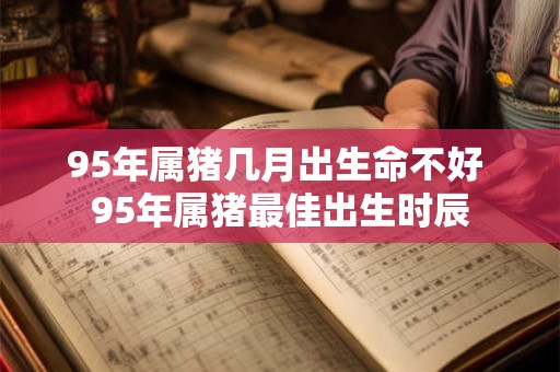 95年属猪几月出生命不好 95年属猪最佳出生时辰