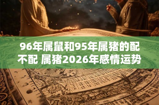 96年属鼠和95年属猪的配不配 属猪2026年感情运势好吗