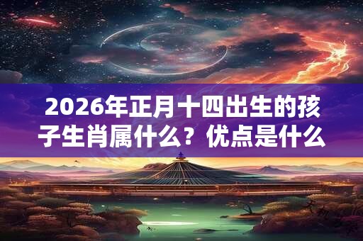2026年正月十四出生的孩子生肖属什么？优点是什么？