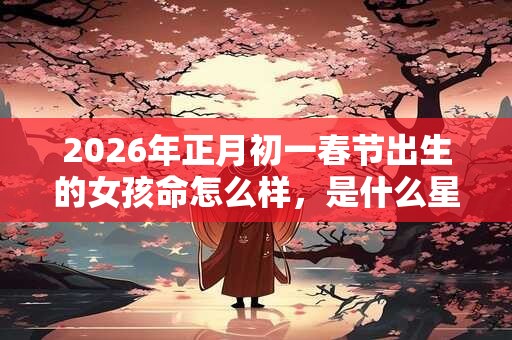 2026年正月初一春节出生的女孩命怎么样，是什么星座？