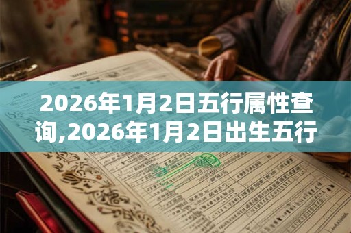 2026年1月2日五行属性查询,2026年1月2日出生五行属什么