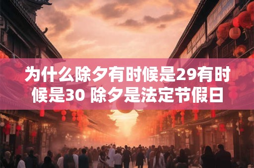 为什么除夕有时候是29有时候是30 除夕是法定节假日吗
