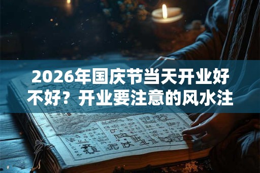 2026年国庆节当天开业好不好？开业要注意的风水注意事项