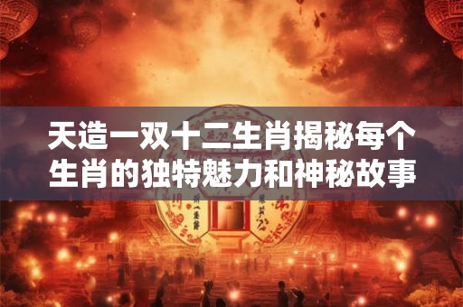 天造一双十二生肖揭秘每个生肖的独特魅力和神秘故事