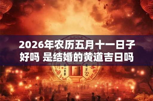 2026年农历五月十一日子好吗 是结婚的黄道吉日吗