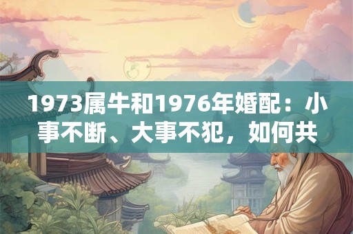 1973属牛和1976年婚配：小事不断、大事不犯，如何共度一生