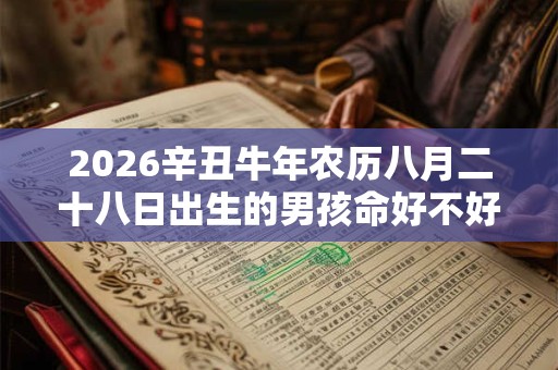 2026辛丑牛年农历八月二十八日出生的男孩命好不好？