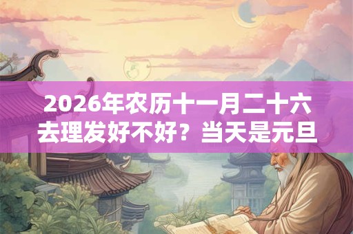 2026年农历十一月二十六去理发好不好？当天是元旦节吗？