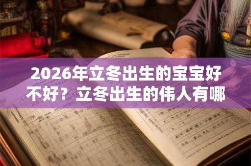 2026年立冬出生的宝宝好不好？立冬出生的伟人有哪些？