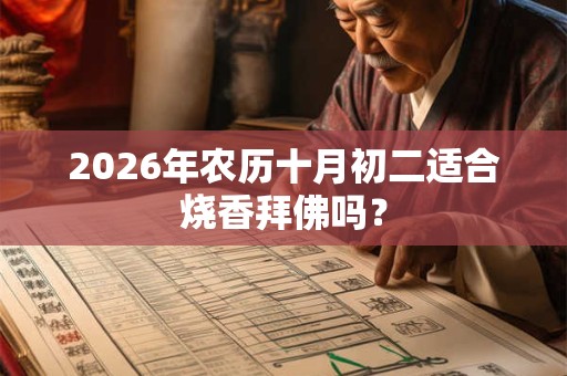 2026年农历十月初二适合烧香拜佛吗？