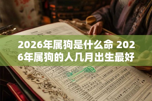 2026年属狗是什么命 2026年属狗的人几月出生最好