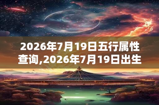 2026年7月19日五行属性查询,2026年7月19日出生五行属什么